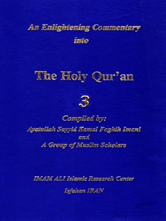 An Enlightening Commentary into the Light of the Holy Qur'an  vol. 3